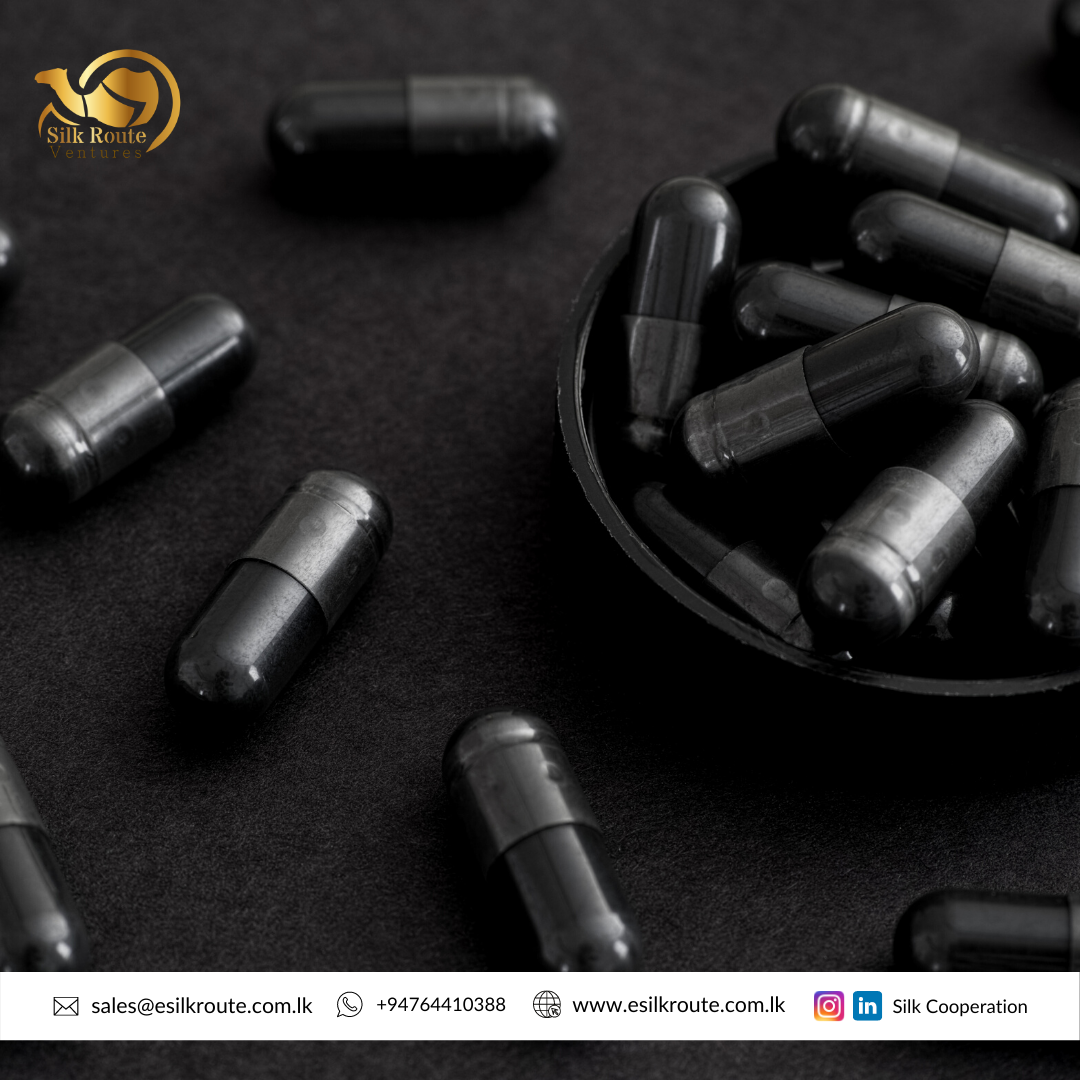 Natural Activated Charcoal Capsules for bulk and private labeling